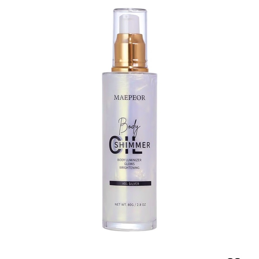MAEPEOR Shimmer Body Luminizer in Silver